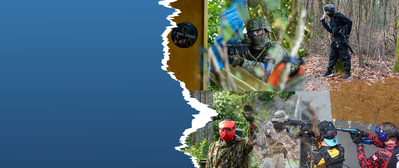 Banner voor de Ultimate Airsoft Tour finale