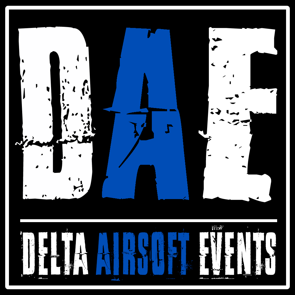 Logo van airsoftorganisatie Delta Airsoft Events