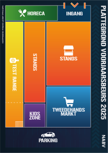 Plattegrond van voorjaarsbeurs 2025